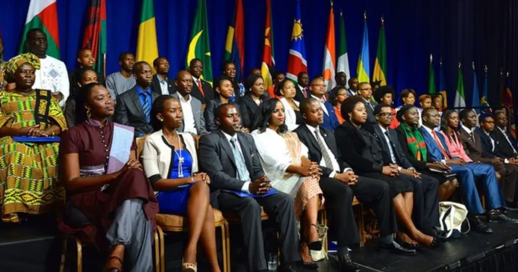 African business leaders at a past trade event
