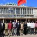 Minister of the International Department of the Central Committee of the Communist Party of China Song Tao (7th left) at Tazara offices in Dar es Salaam. (Photo/ Zambia Daily Mail)