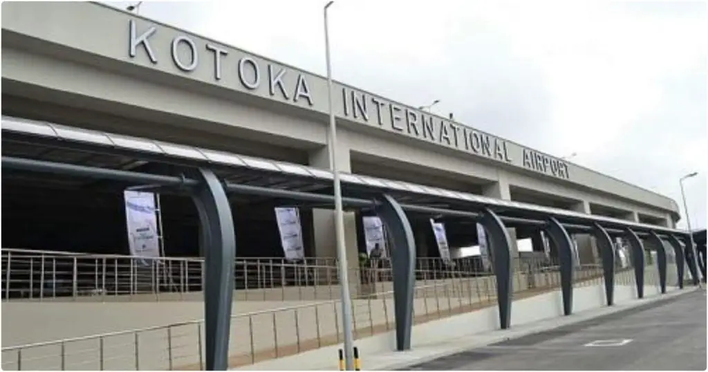 Kotoko International Airport in Ghana.  www.theexchange.africa.