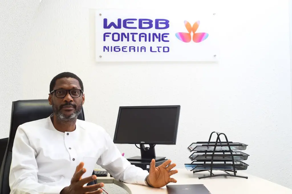 Ope Babalola. He is the Managing Director of Webb Fontaine. www.theexchange.africa