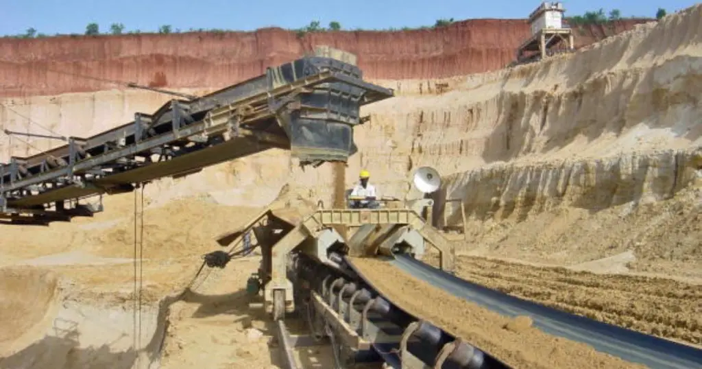 Phosphate mining in Morocco