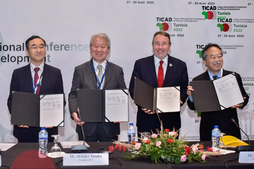 The Cooperation Agreement signed which aims to contribute to sustainable growth and development in Africa through strengthened partnerships with the Japanese and African private sectors. www.theexchange.africa