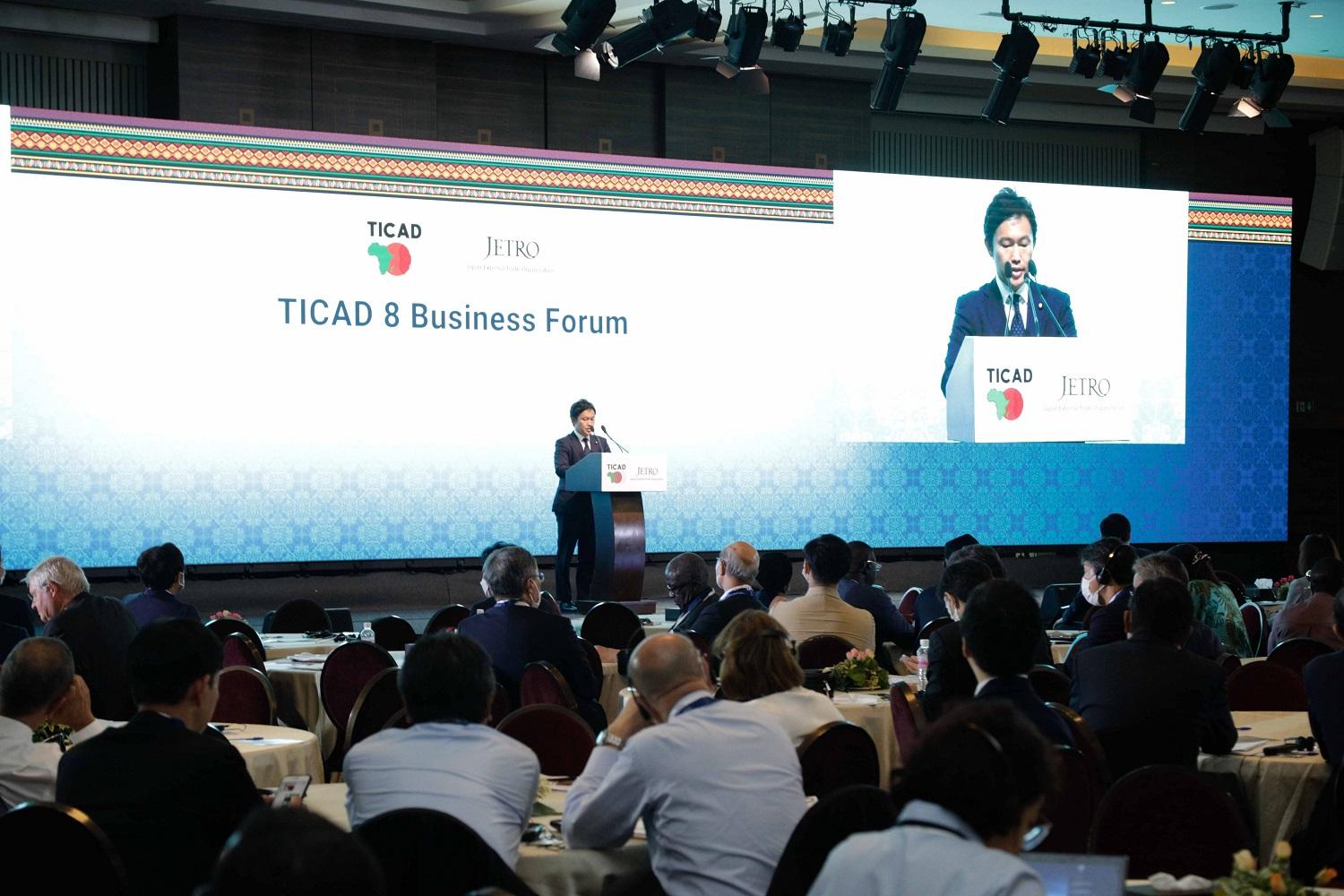 The business forum held on Saturday at the TICAD8