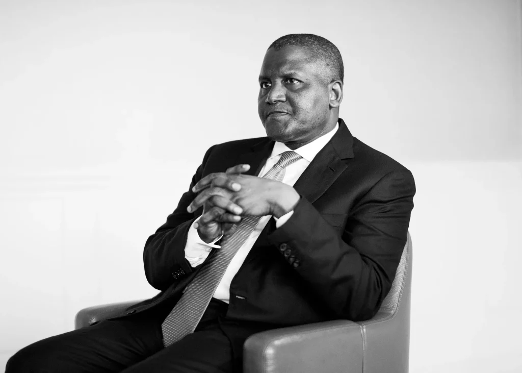 Africa's richest man, Aliko Dangote. He attended William Ruto's inauguration as Kenya's fifth president. www.theexchange.africa