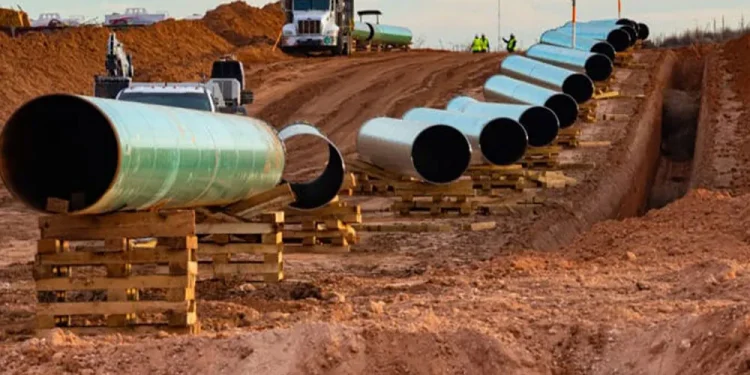 EACOP Pipeline stands to be the longest heated crude oil pipeline in the world: Photo by East African Business Week: The Exchange