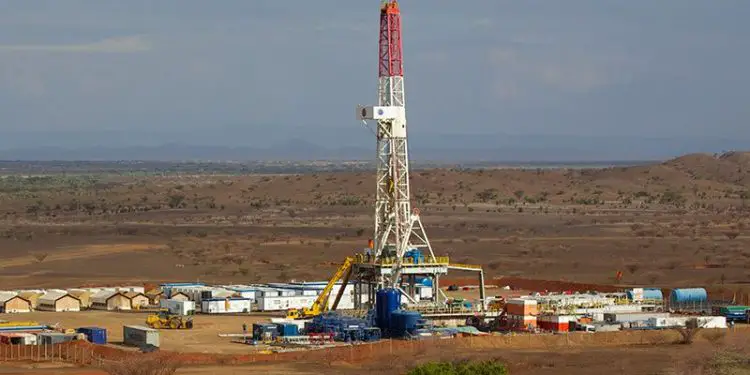 An oil and gas exploration site in Turkana.