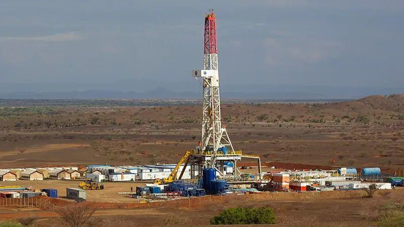 An oil and gas exploration site in Turkana.
