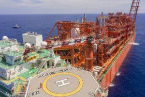 Eni’s Coral-Sul floating liquefied natural gas vessel off Mozambique’s northern coastline. www.theexchange.africa