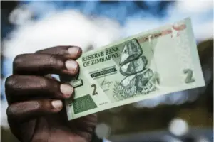 Inflation in Zimbabwe: Zimbabwe two dollar banknote (Photo: Waldo Swiegers/Bloomberg) https://theexchange.africa/