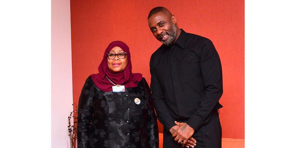 British actor Idrissa Akuna Elba alias Idris Elba, plans to open a major film studio in Tanzania after holding initial talks with President Samia Suluhu Hassan. Photo/Ikulu
