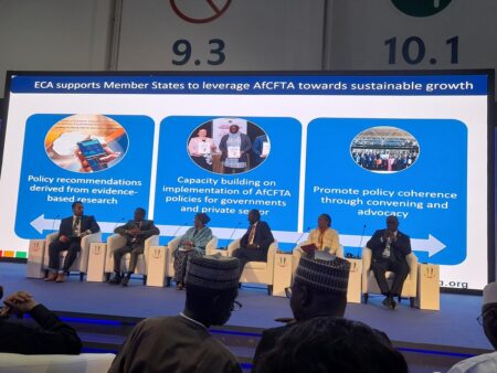 A panel discussion on AfCFTA.