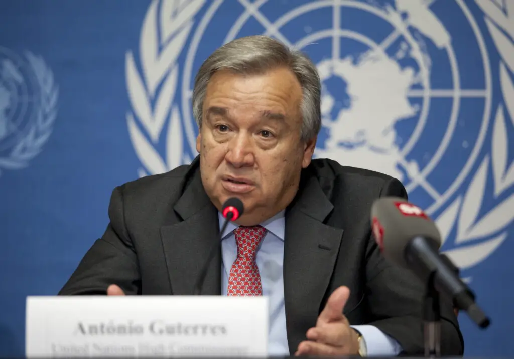 UN Secretary-General/Antonio Guterres/the IMF and the World Bank