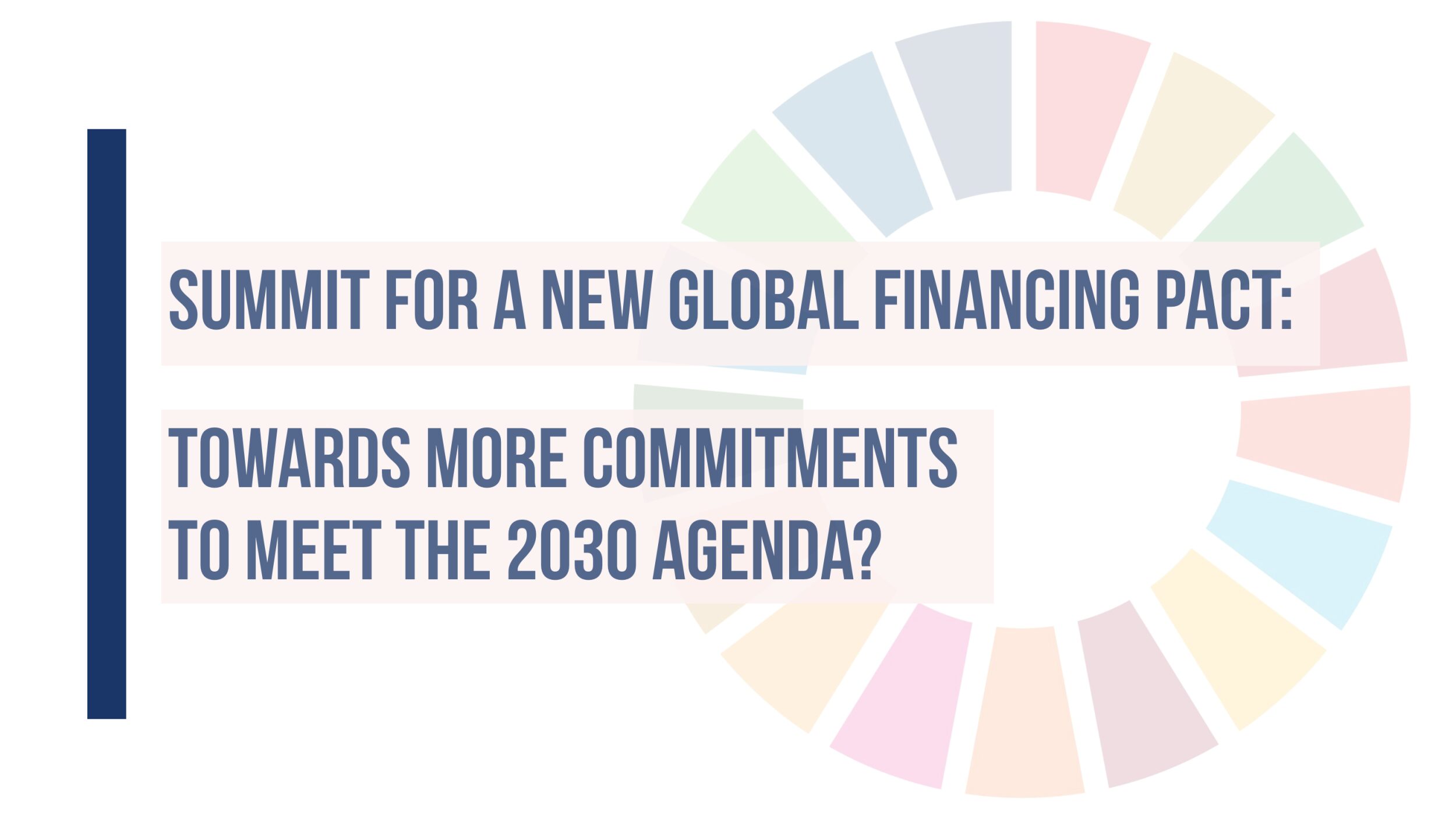 The Paris Summit for New Global Financing Pact will Benefit Africa 1 Summit for a New Global Financing Pact