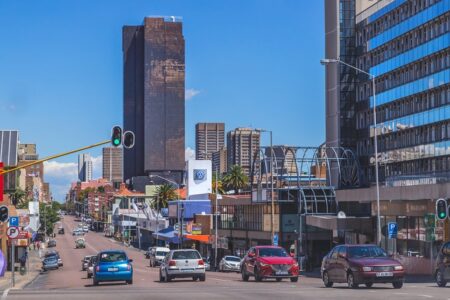 City streets in Pretoria/Funds for Africa's infrastructure