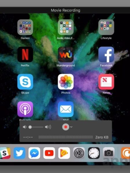 Free iPad screen recording on Mac