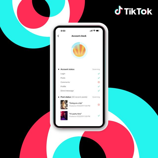 A TikTok account 