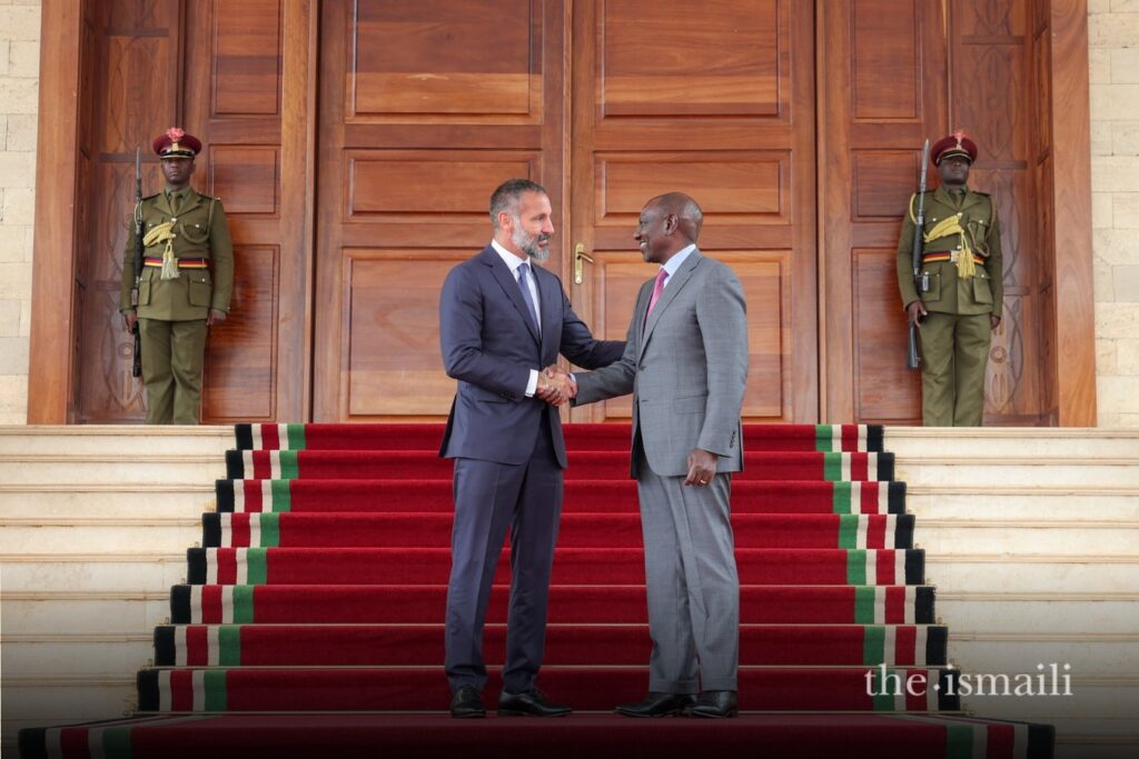 Prince Rahim Aga Khan visits Kenya Prince Rahim Aga Khan and President Ruto in Kenya (https://theexchange.africa)